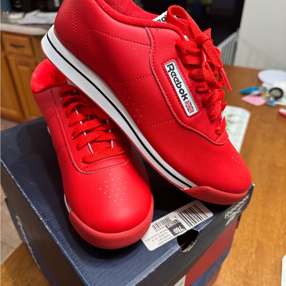 Reebok Classic Red Sneakers